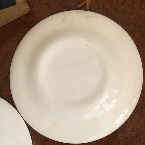 1950s Vintage Colonial Homestead Bread Plate, Green - Picture 4 of 7